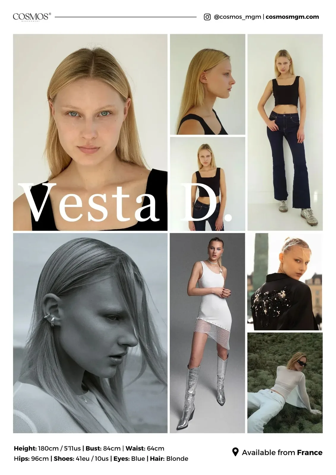 Vesta Deive - Cosmos Model Management